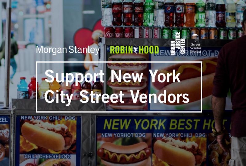 Morgan Stanley and Robin Hood Launch Campaign to Support New York City Street Vendors
