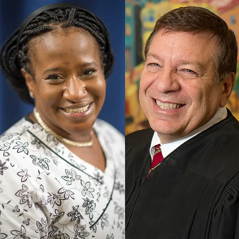 Judge Alex Calebrese & Tina Dixons