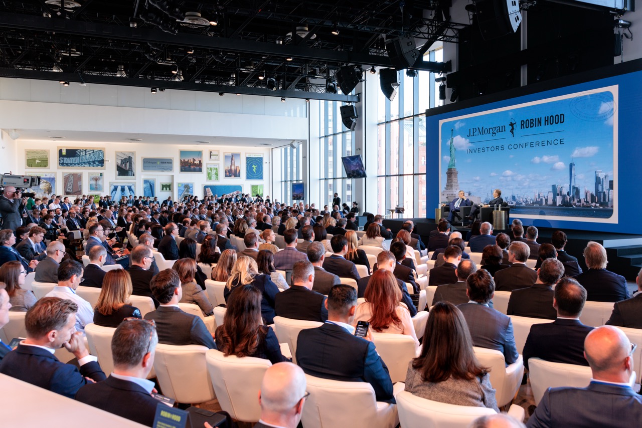 The 2024 J.P.Morgan / Robin Hood Investors Conference at Spring Studios in New York Wednesday October 23, 2024.